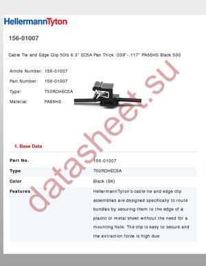 156-01007 datasheet  