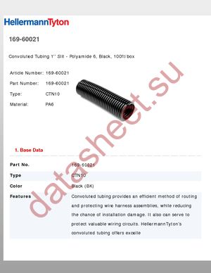 169-60021 datasheet  