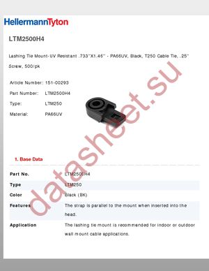 LTM2500H4 datasheet  