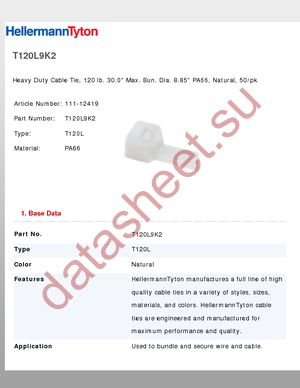 T120L9K2 datasheet  