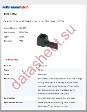 T30LL0M4 datasheet  