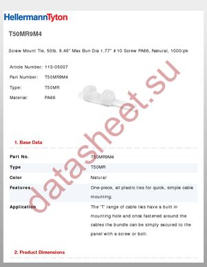 T50MR9M4 datasheet  