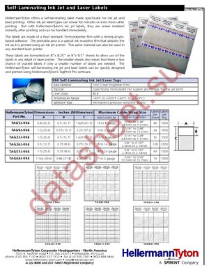 TAG22J-994 datasheet  