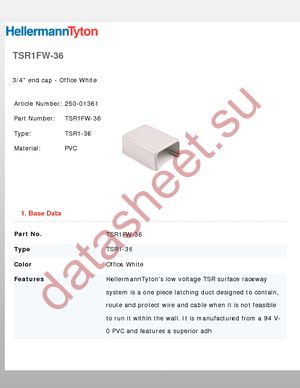 TSR1FW-36 datasheet  