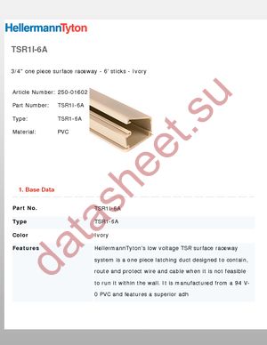 TSR1I-6A datasheet  