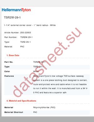 TSR2W-29-1 datasheet  