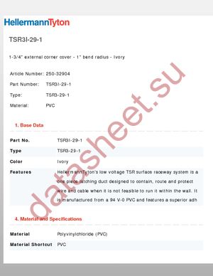 TSR3I-29-1 datasheet  