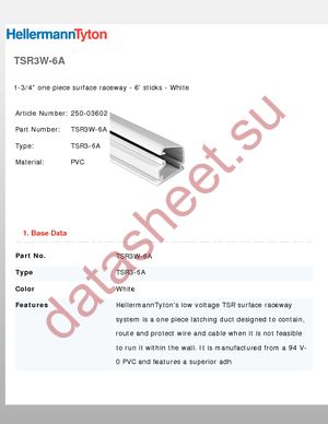 TSR3W-6A datasheet  