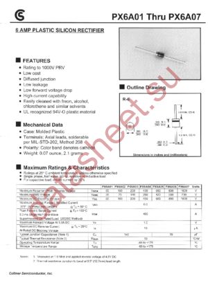 PX6A05 datasheet  