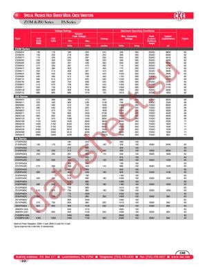 Z130PA20C datasheet  