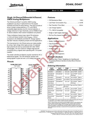 DG406DJZ datasheet  