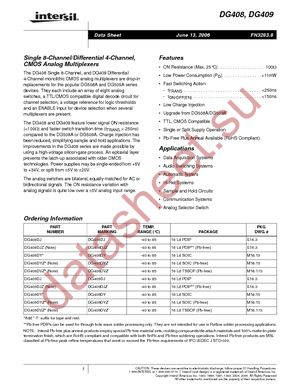 DG408DJZ datasheet  