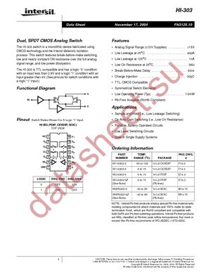 HI3-0303-5Z datasheet  