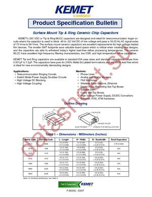 C0805C102KARACTU datasheet  