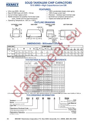 T510E107K025ATE050 datasheet  