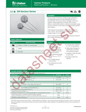 V24ZA50 datasheet  