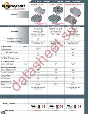 70-750D8-1 datasheet  