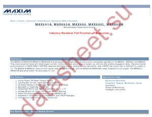 MAX691ACSE+ datasheet  