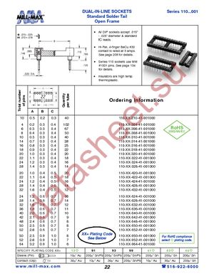 110-93-318-41-001000 datasheet  