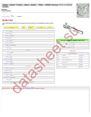 02-06-1103-C datasheet  