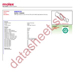 08-55-0129 datasheet  