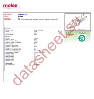 08-56-0110 datasheet  