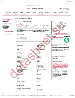 19019-0012 datasheet  