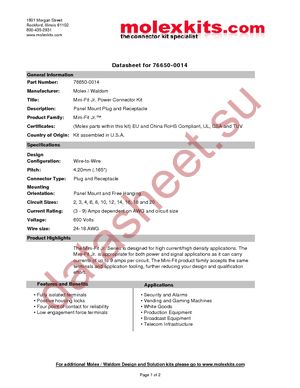 19069-0114 datasheet  