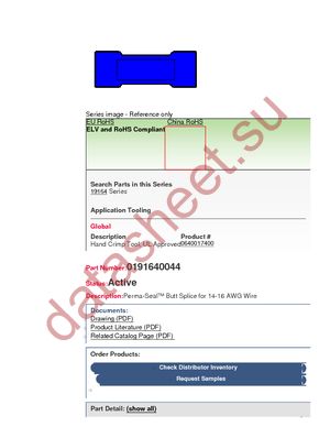 19164-0044 datasheet  