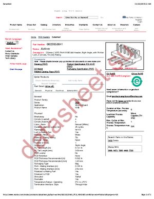 22-05-3041 datasheet  