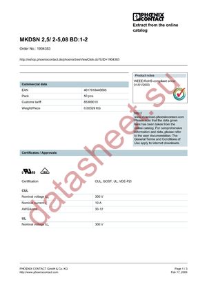 38713-6402 datasheet  