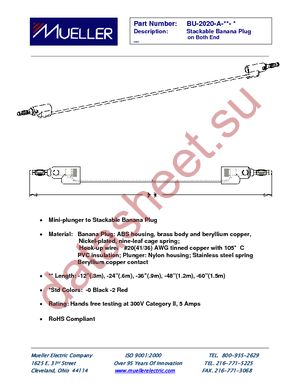 BU-2020-A-12-0 datasheet  