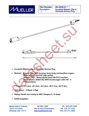 BU-2030-A-12-0 datasheet  