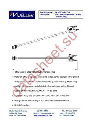 BU-5070-B-12-0 datasheet  