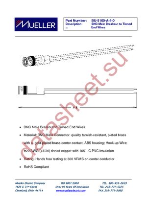 BU-5100-A-4-0 datasheet  