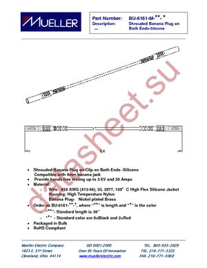 BU-6161-M-39-0 datasheet  