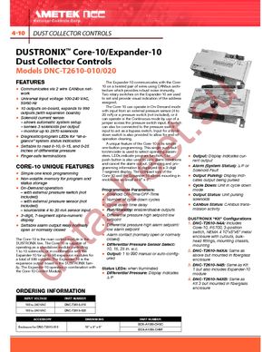 DNC-T2610-010 datasheet  