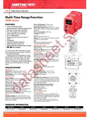 TMM-0999M-467 datasheet  