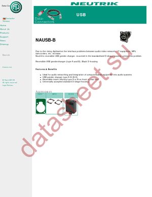 NAUSB-B datasheet  