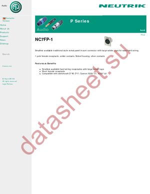 NC7FP-1 datasheet  