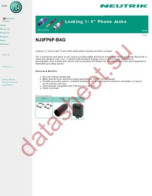 NJ3FP6P-BAG datasheet  