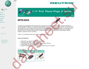 NP3X-BAG datasheet  