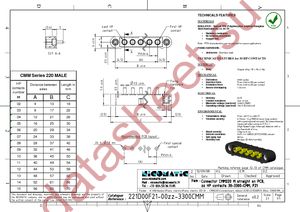 221D00F21-0008-3300CMM datasheet  