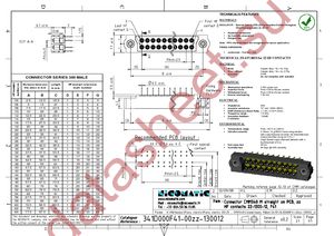 341D000F41-0016-130012 datasheet  