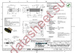 HF10005ABA500 datasheet  