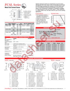 FCSL64R050FER datasheet  