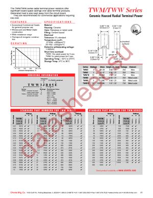 TWW5J6R8E datasheet  