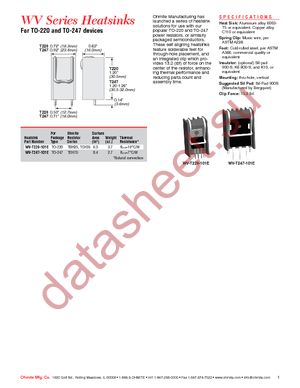 WV-T220-101E datasheet  
