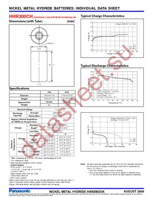 HHR3000CH datasheet  