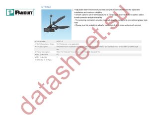 MTRTLS datasheet  